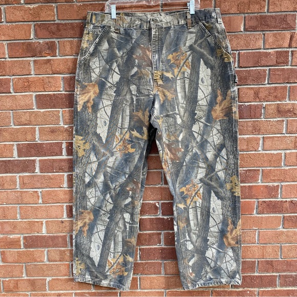 Carhartt Other - Vintage Carhartt B158 CMO Realtree Camo Pants Men's 42x32 Dungaree Carpenter Y2K